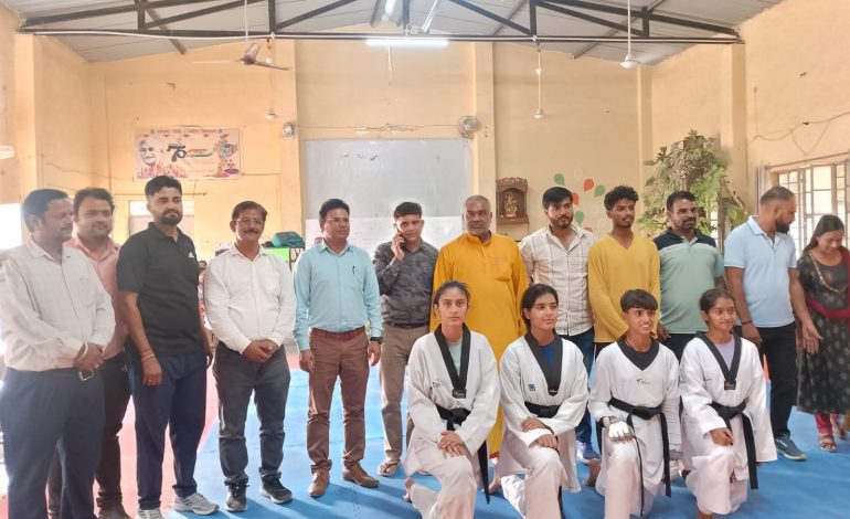 राष्ट्रीय विद्यालय खेलकूद ताइक्वांडो के लिए प्रशिक्षण शिविर शुरू