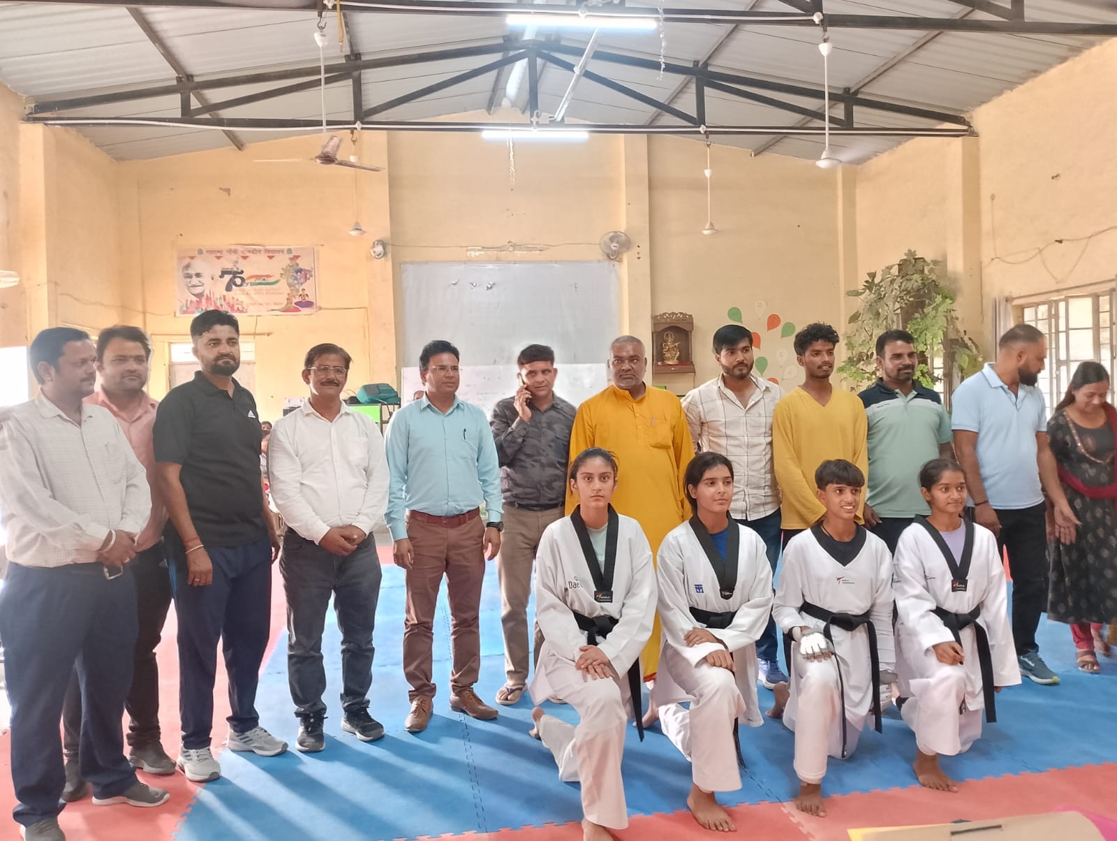 राष्ट्रीय विद्यालय खेलकूद ताइक्वांडो के लिए प्रशिक्षण शिविर शुरू