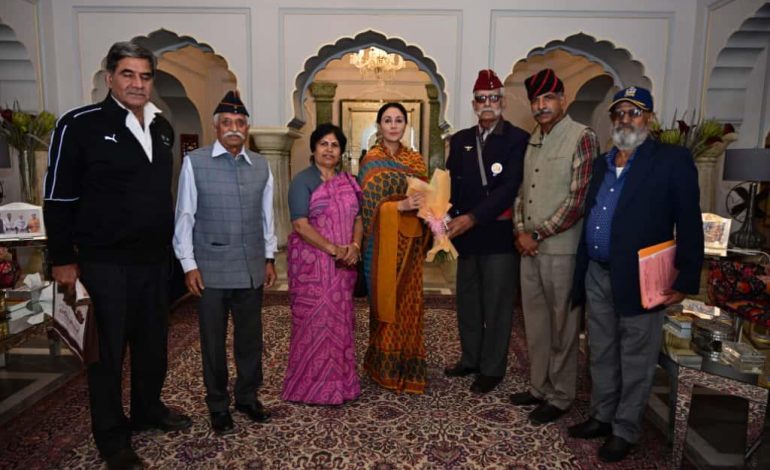 डिप्टी सीएम दिया कुमारी से मिले बीकानेर के पूर्व सैनिक, यह रखी मांग…