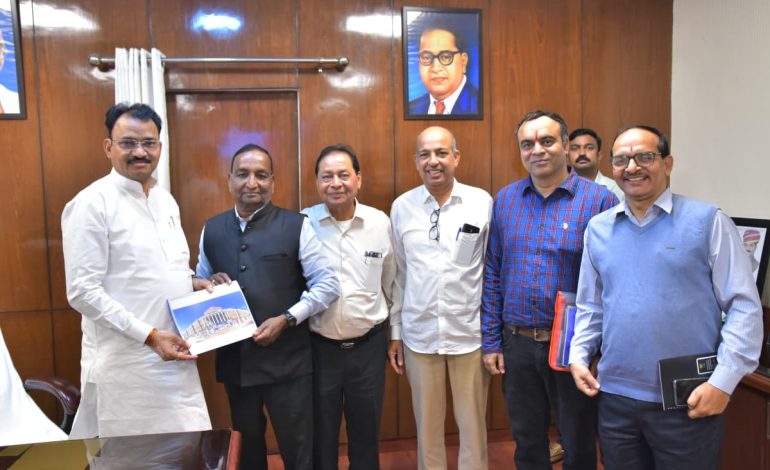 मूंधड़ा व पचीसिया ने जयपुर में की उपमुख्यमंत्री सहित मंत्री व अधिकारियों से शिष्टाचार भेंट
