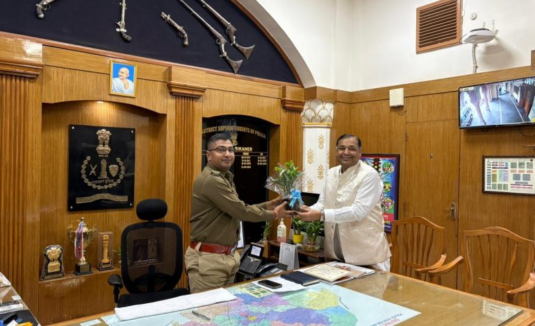 सामाजिक कार्यकर्ता रामेश्वरलाल बिश्नोई ने आईजी, एसपी से मिलकर पुलिस का जताया आभार 