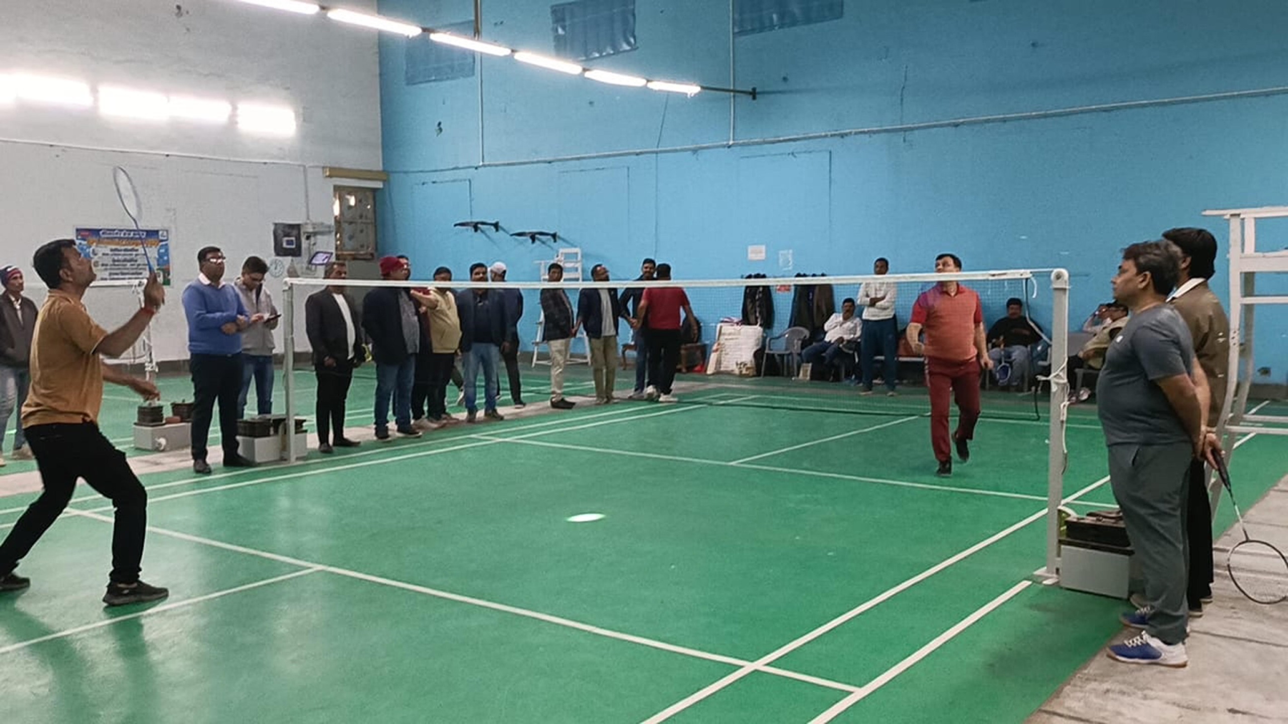 पत्रकार खेलकूद प्रतियोगिता का हुआ आगाज, बैडमिंटन में पाराशर बने विजेता