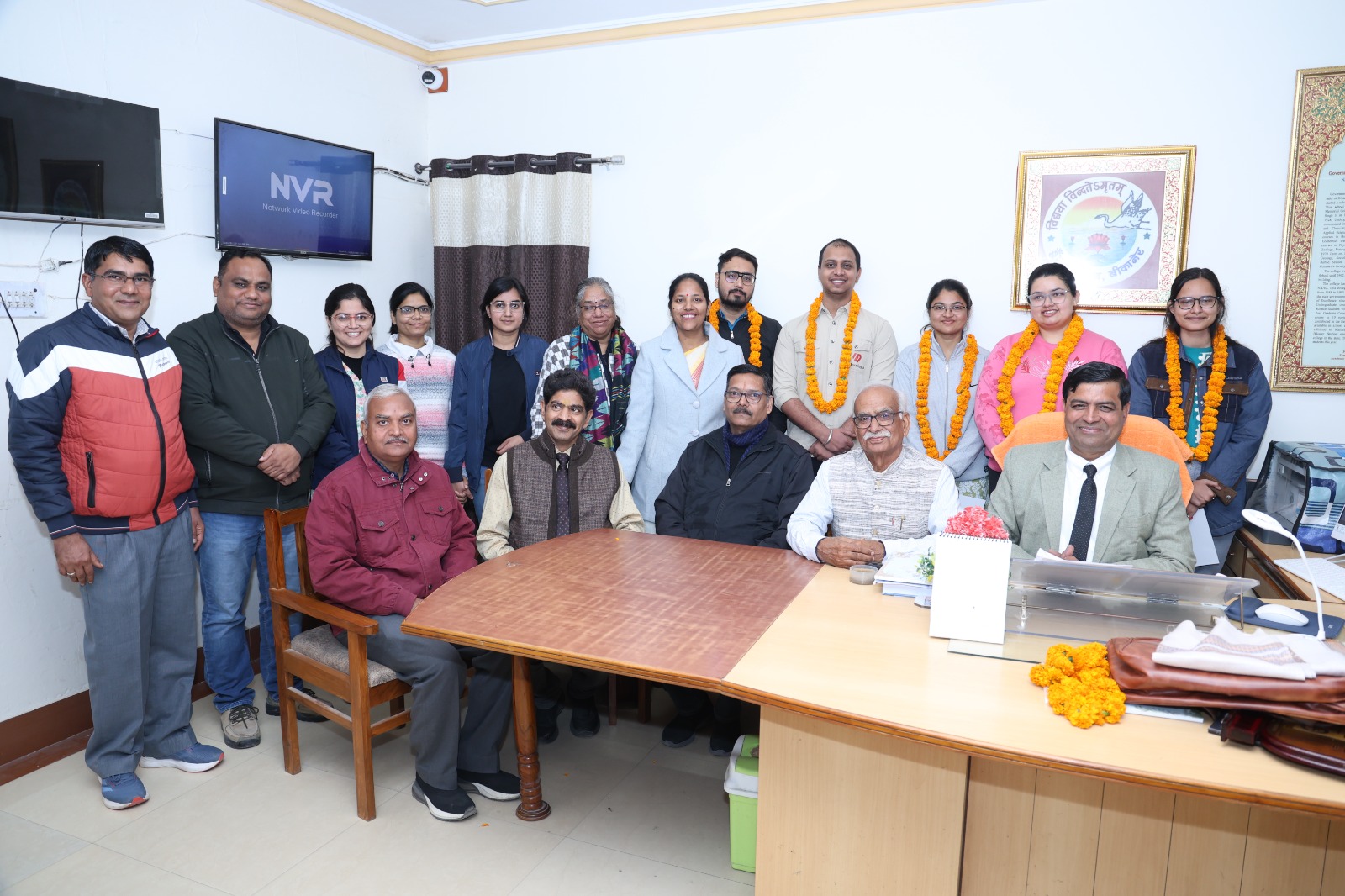 डूंगर कॉलेज में युवा वैज्ञानिको का हुआ सम्मान