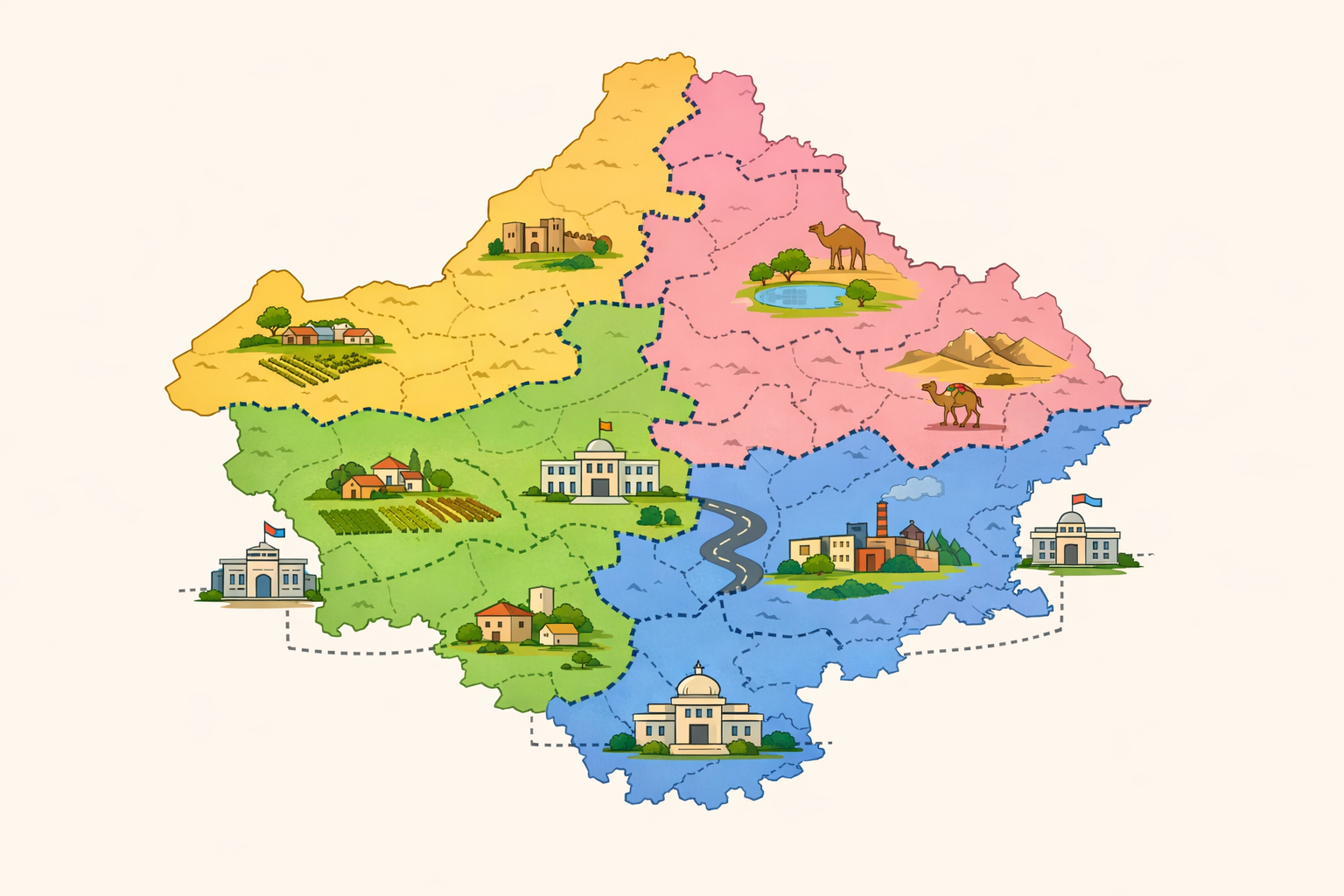 राजस्थान का भूगोल फिर बदला, इस विधानसभा को अलग अलग भागों ने बांटा 