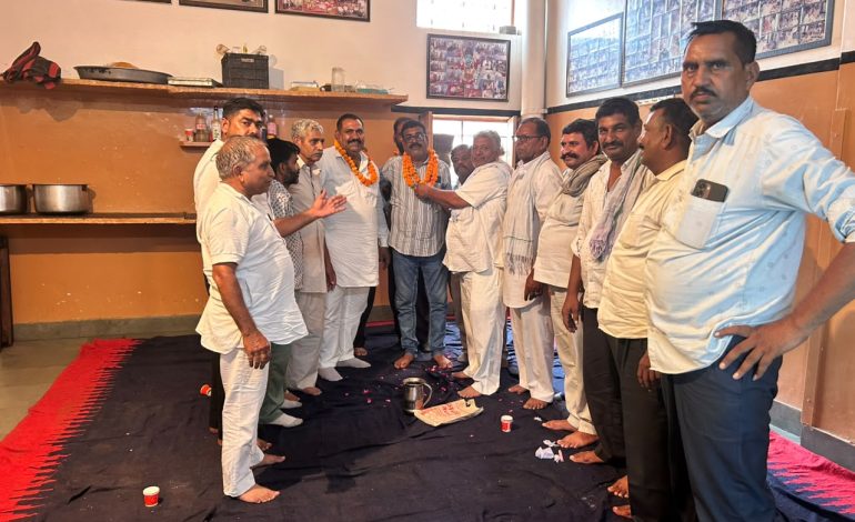 देदाजी महाराज झुझार हलवाई सेवा समिति की नई कार्यकारिणी का गठन, हॉल निर्माण का भी निर्णय