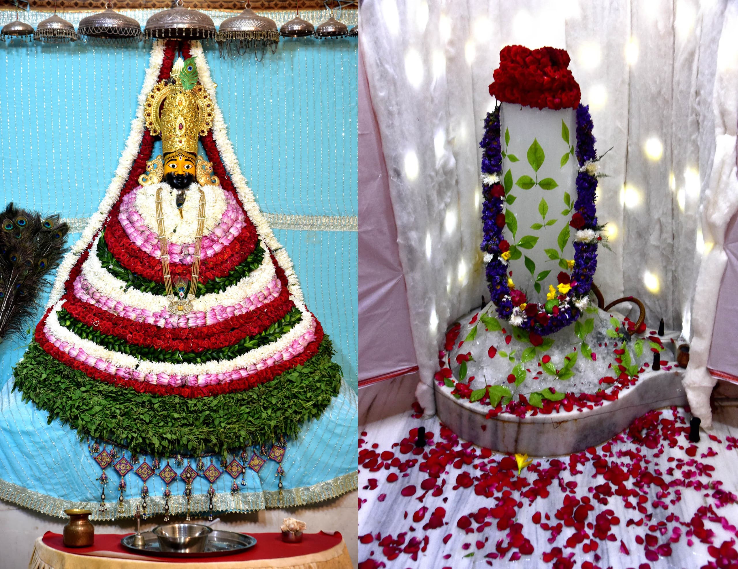 कामिका एकादशी पर श्याम दरबार में भक्ति का सैलाब, दिव्य श्रृंगार और 4 फीट के बर्फ शिवलिंग ने मोहा मन