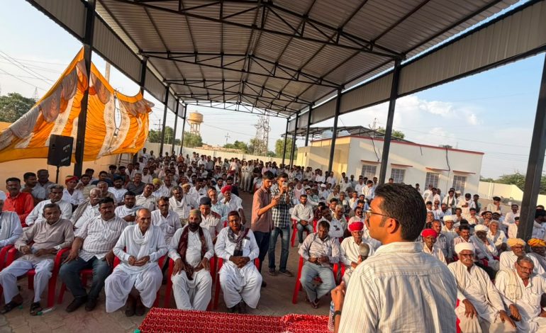 मुख्यमंत्री के मेघासर दौरे से पहले विधायक भाटी ने साधा कार्यकर्ताओं से संवाद, अधिकाधिक जनभागीदारी का आह्वान