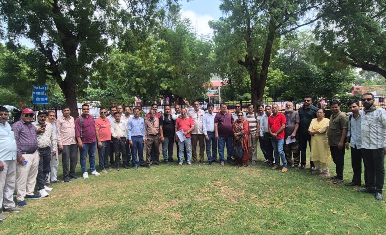 भूखंड के लिए एकजुट हुए बीकानेर के पत्रकार, वंचितों का डाटा जुटाकर सरकार को भेजेंगे