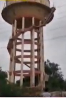 ससुराल आए दामाद का हाई वोल्टेज ड्रामा, पानी की टंकी पर चढ़ा
