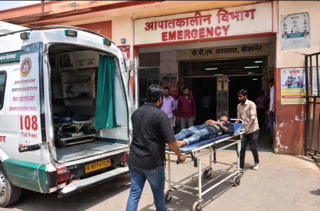 बीकानेर के इस इलाके में चली गोली, युवक हुआ घायल