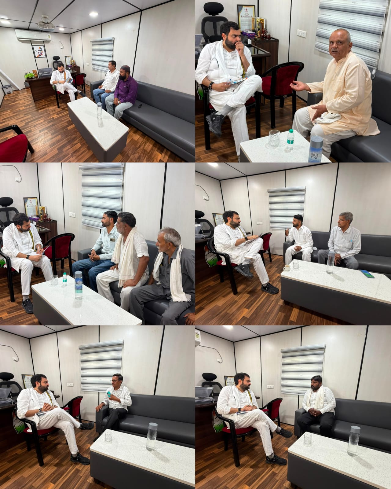 पंचायतीराज चुनावों को लेकर चिरंजीव राव ने दावेदारों और कार्यकर्ताओं से लिया फीडबैक