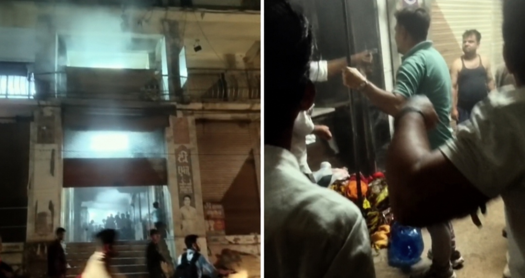 बाबूजी प्लाजा की दुकान में भड़की आग, सामान जलकर राख, लोगों की सूझबूझ से टला बड़ा हादसा