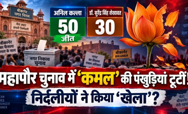 महापौर चुनाव में ‘कमल’ की कुछ पंखुड़ियां टूटीं!, भाजपा के साथ बताए जा रहे निर्दलीयों ने किया ‘खेला’?