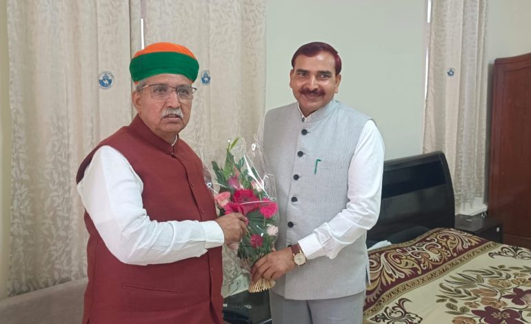 महाराजा गंगा सिंह की विरासत को संजोने की दिशा में बड़ा कदम, कुलगुरु प्रो. नरसी राम बिश्नोई ने केंद्रीय मंत्री अर्जुनराम मेघवाल से की मुलाकात