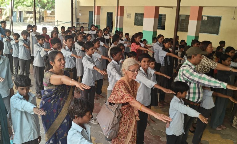 बीकानेर के पवनपुरी स्कूल में नशामुक्ति अभियान शुरू, विद्यार्थियों ने ली शपथ