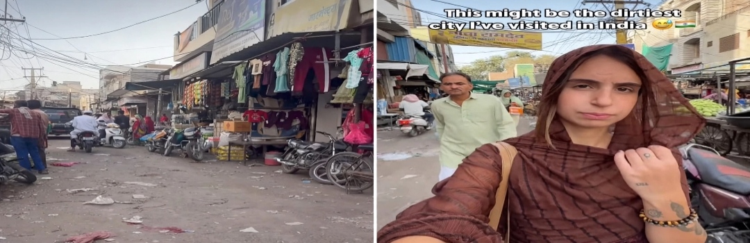 बीकानेर की सड़कों पर गंदगी देख विदेशी पर्यटक भी हैरान, सोशल मीडिया पर वीडियो शेयर कर दिखाई शहर की हकीकत